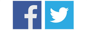Join us on Facebook and Twitter